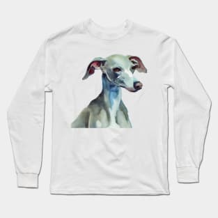 Watercolor Italian Greyhound - Dog Lovers Long Sleeve T-Shirt